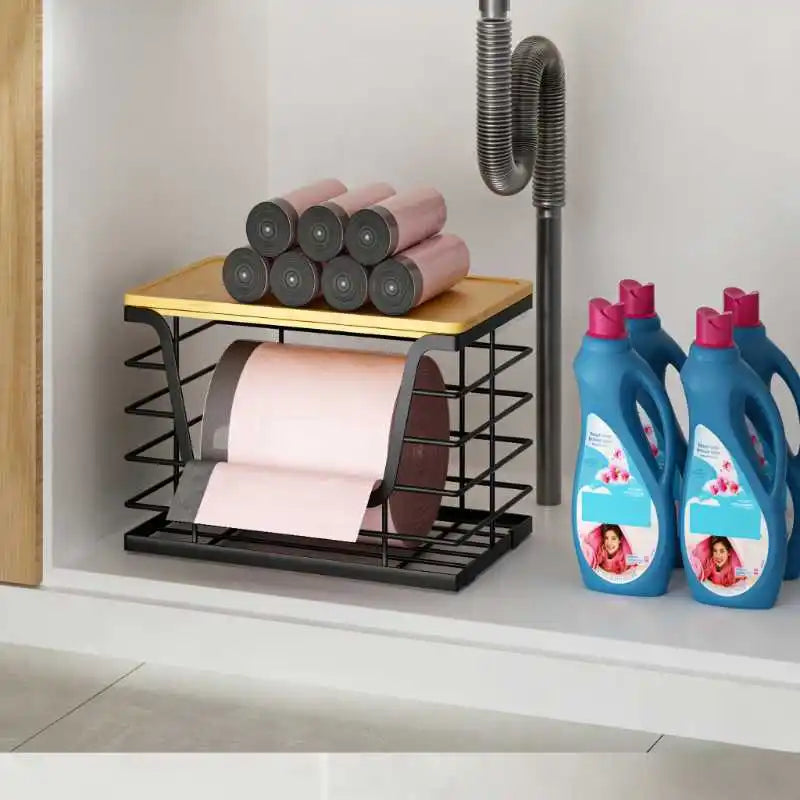 Kitchen Multi-Functional Storage Rack Kitchen Storage Basket Essential Home Item All-in-One Organizer Multi-Purpose Mobile Rack