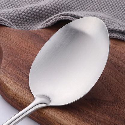 1/7/10Pcs Kitchen Utensils Cooking tools Stainless Steel Shovels Turner Ladle Soup Spoon Colander Filter Silver for Restaurant