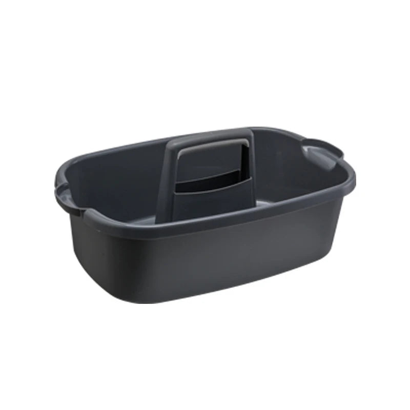 Cleaning Caddy For Cleaning Supplies With Handle - Portable Plastic Tote Organizer For Shower, Bathroom, Kitchen