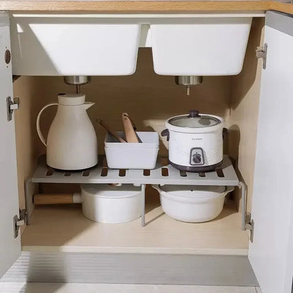 Kitchen Closet Organizer Storage Shelf for Wardrobe, Decorative Cabinet Holders, Space Saving Rack