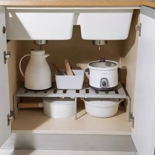 Kitchen Closet Organizer Storage Shelf for Wardrobe, Decorative Cabinet Holders, Space Saving Rack