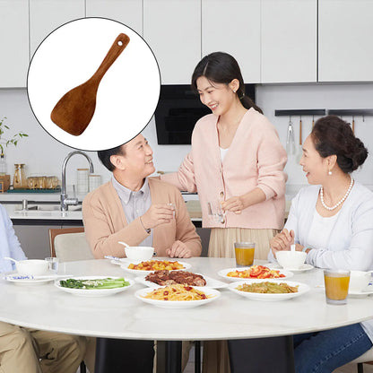 Rice Spoon Wooden Cooking Spatula Scoop Kitchen Utensil Non-stick Hand Wok Shovel Household Kitchen Tools Accessories Cookware