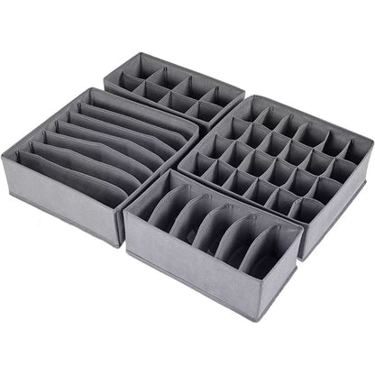Home wardrobe drawer organizers - clothing, underwear, socks, bra organizers - essential home necessities cabinet organization