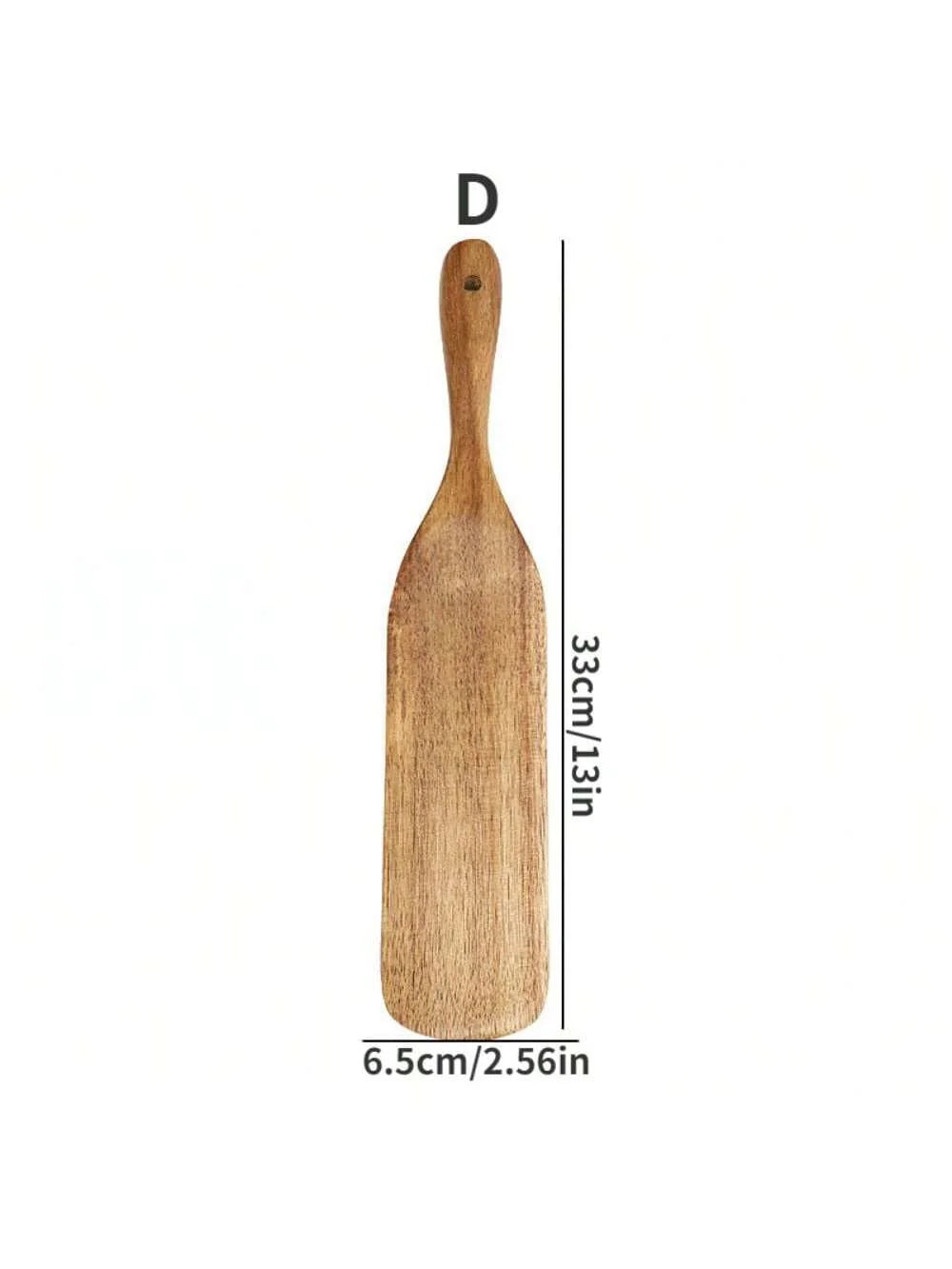 Wooden Cooking Tools Set 5PCS Teak Wood Non-Stick Heat Resistant Spatula Spoon Kitchen Tools for Cooking Serving and Stirring