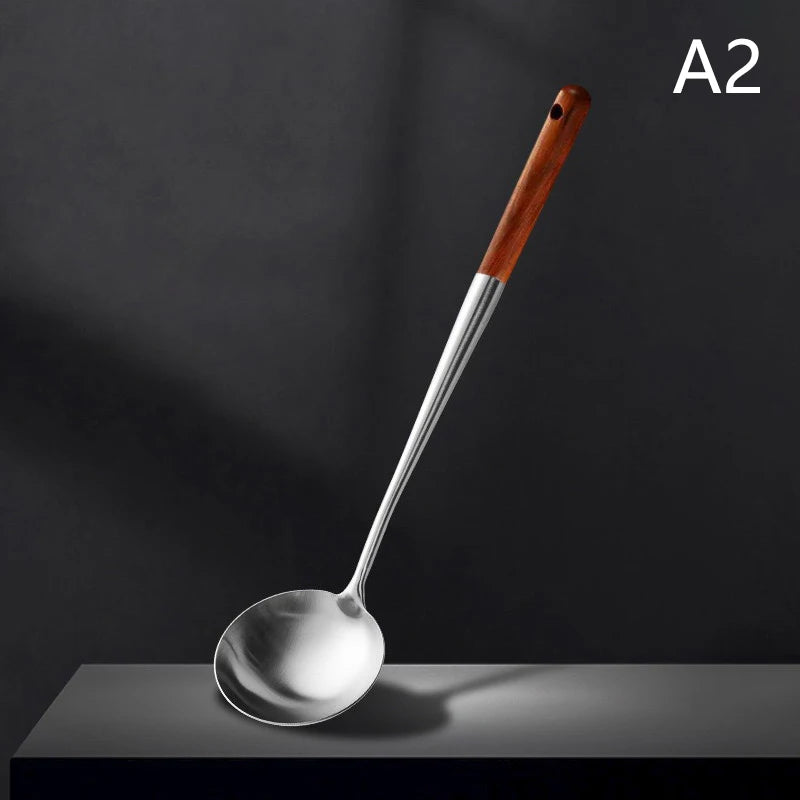 Kitchen Utensils Wok Spatula Iron And Ladle Tool Spatula For Stainless Steel Cooking Equipment Kitchen Accessories Essentials