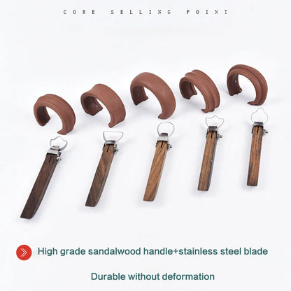 Pottery Tools Teapot Ware Handle Tool DIY Clay Tool Handle Rapid Prototyping Tool Ceramic Handle Scraper Set Modeling Tool