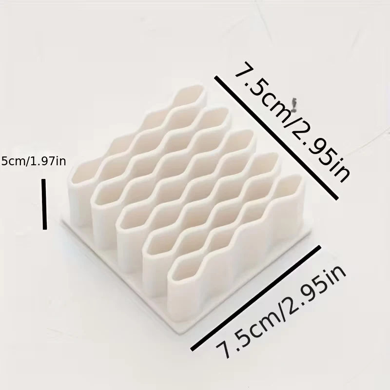 Household desktop organizer with layered grid and tubular strip design for ointment,medicine,drug organization and storage shelf