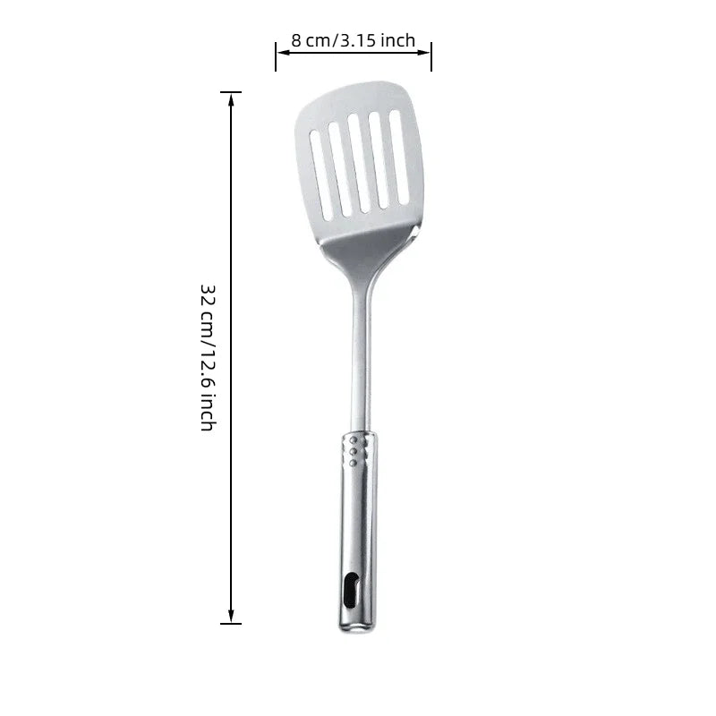 Stainless steel cooking utensils Stainless steel kitchenware Cooking ladle Spatula Filter net Cooking tools For the kitchen