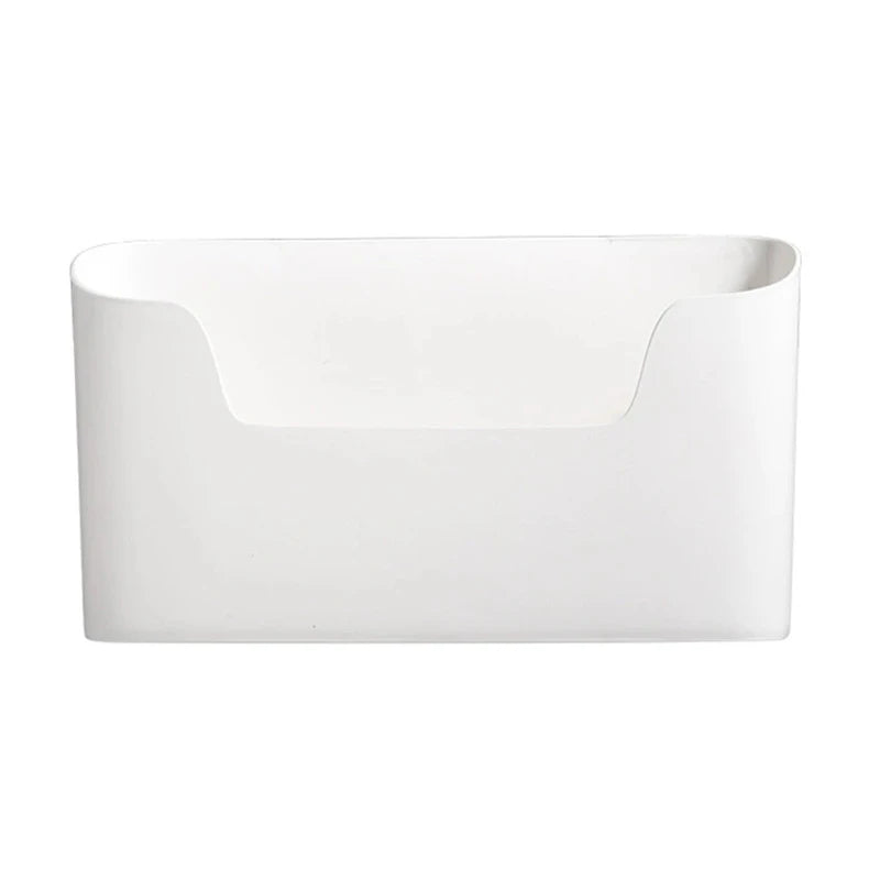 Kitchen Wall-mounted Adhesive Storage Rack Multifunctional Cabinet Door Storage Box Under Sink Drawer Shelf Bathroom Organizer