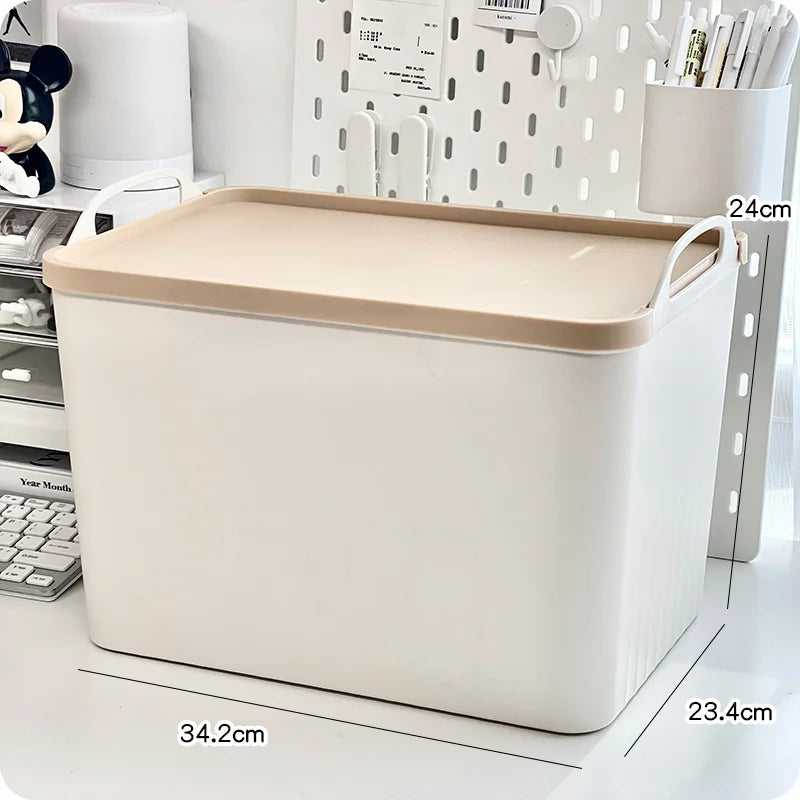 Multi-Function Home Organizer Storage Box with Handles for Closet Floor Storage Bin for Blankets And Miscellaneous Items