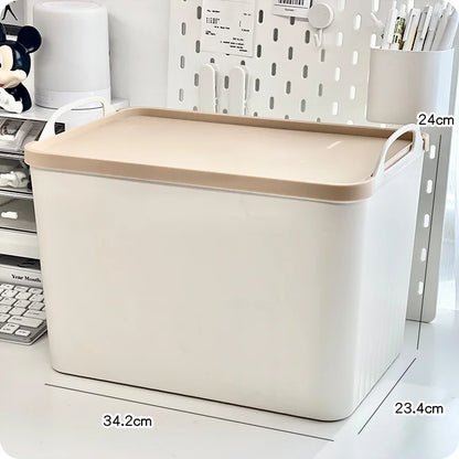 Multi-Function Home Organizer Storage Box with Handles for Closet Floor Storage Bin for Blankets And Miscellaneous Items