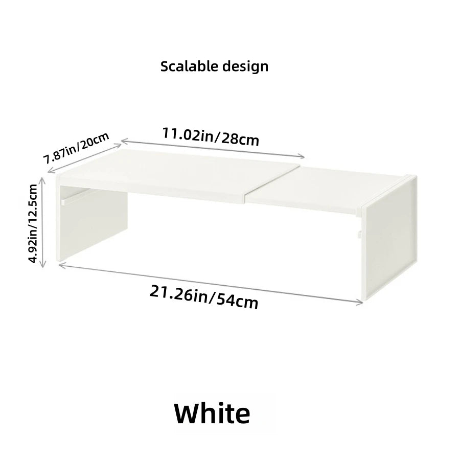 Kitchen Storage Rack Space-Saving Cabinet Organizer Multi-Functional Countertop Tiered Shelf for Home Organization