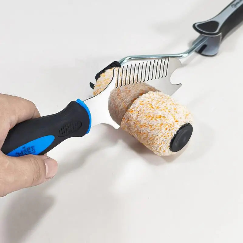 Painting Cleaner Supplies For Construction Paint Brush Cleaner Tool Stainless Steel Paint Roller Cleaning Brush Household