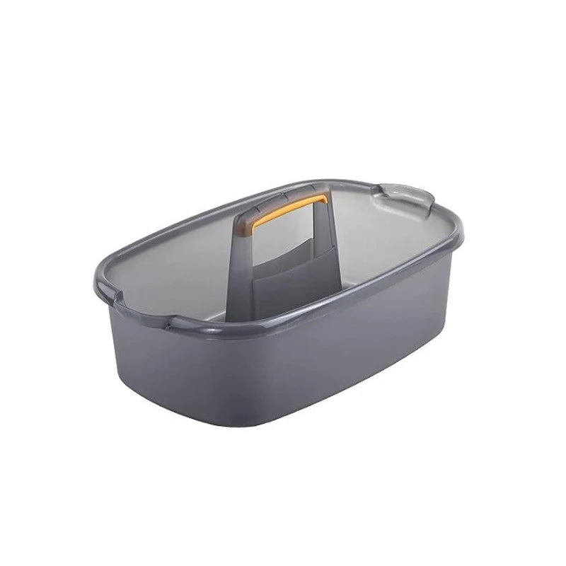 Cleaning Caddy For Cleaning Supplies With Handle - Portable Plastic Tote Organizer For Shower, Bathroom, Kitchen