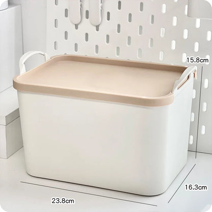 Multi-Function Home Organizer Storage Box with Handles for Closet Floor Storage Bin for Blankets And Miscellaneous Items