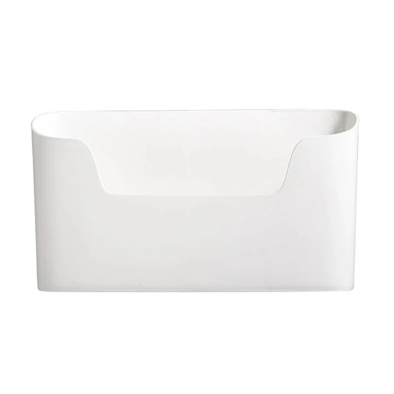 Kitchen Wall-mounted Adhesive Storage Rack Multifunctional Cabinet Door Storage Box Under Sink Drawer Shelf Bathroom Organizer