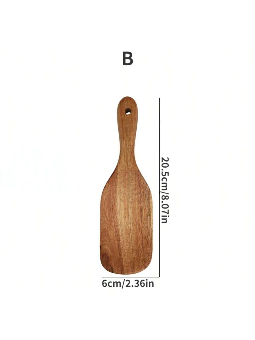 Wooden Cooking Tools Set 5PCS Teak Wood Non-Stick Heat Resistant Spatula Spoon Kitchen Tools for Cooking Serving and Stirring