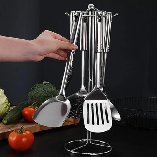 Stainless steel cooking utensils Stainless steel kitchenware Cooking ladle Spatula Filter net Cooking tools For the kitchen