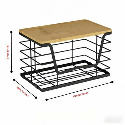 Kitchen Multi-Functional Storage Rack Kitchen Storage Basket Essential Home Item All-in-One Organizer Multi-Purpose Mobile Rack