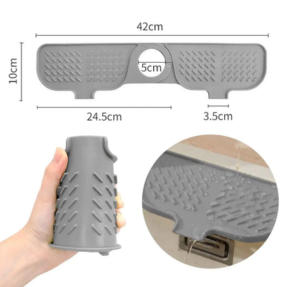 Kitchen Sink Faucet Mat, Faucet Draining Mat, Faucet Sink Splash Guard for Kitchen Sink Sink Mat Kitchen Essentials  New Home
