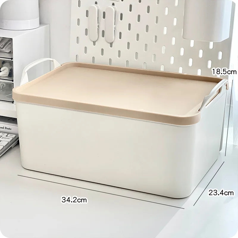 Multi-Function Home Organizer Storage Box with Handles for Closet Floor Storage Bin for Blankets And Miscellaneous Items
