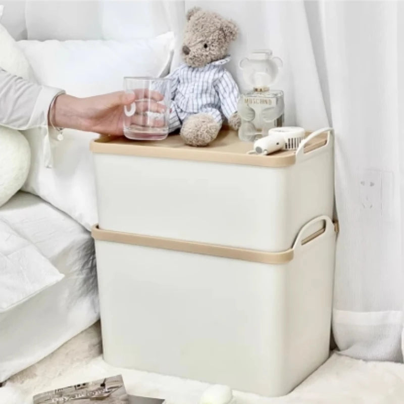 Multi-Function Home Organizer Storage Box with Handles for Closet Floor Storage Bin for Blankets And Miscellaneous Items