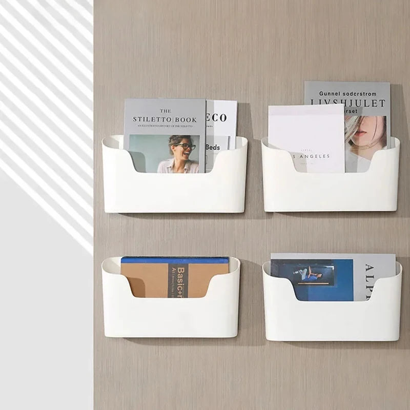 Kitchen Wall-mounted Adhesive Storage Rack Multifunctional Cabinet Door Storage Box Under Sink Drawer Shelf Bathroom Organizer