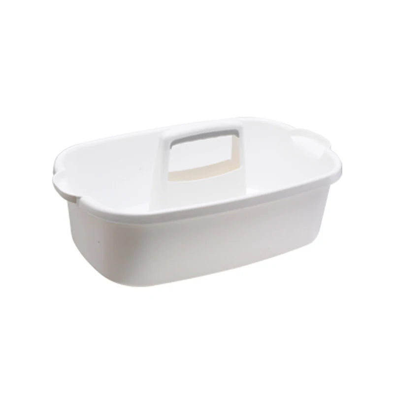 Cleaning Caddy For Cleaning Supplies With Handle - Portable Plastic Tote Organizer For Shower, Bathroom, Kitchen