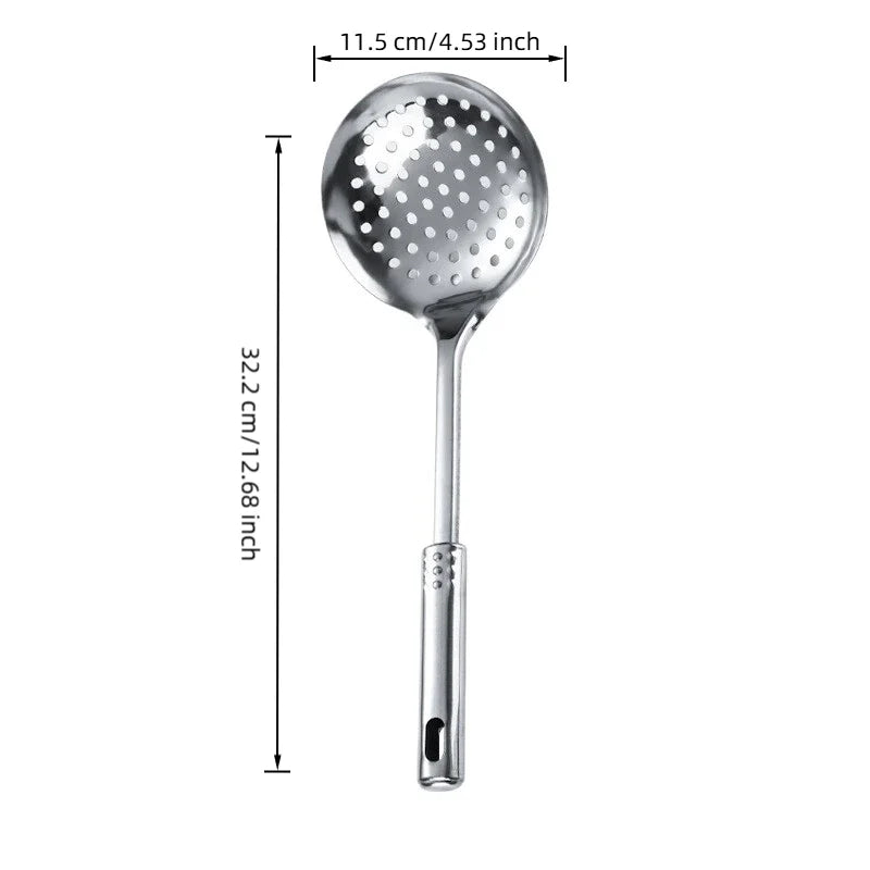 Stainless steel cooking utensils Stainless steel kitchenware Cooking ladle Spatula Filter net Cooking tools For the kitchen
