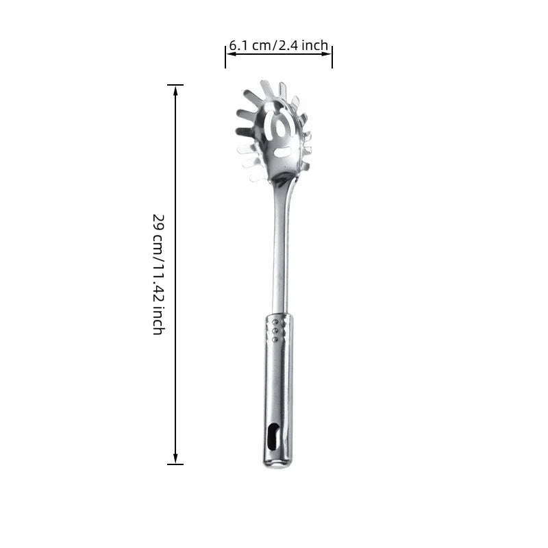 Stainless steel cooking utensils Stainless steel kitchenware Cooking ladle Spatula Filter net Cooking tools For the kitchen