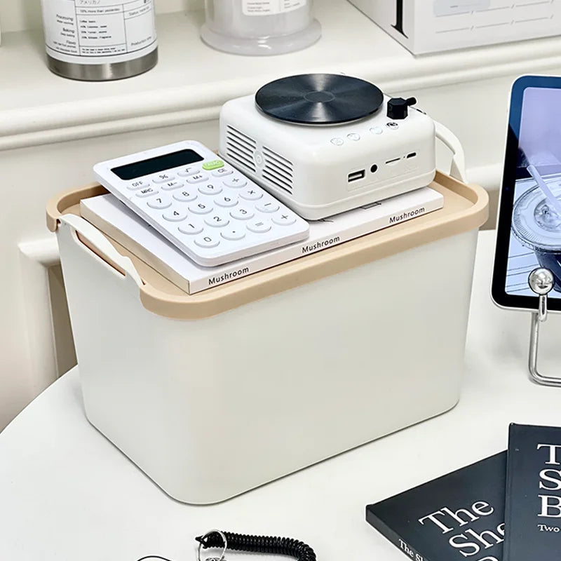 Multi-Function Home Organizer Storage Box with Handles for Closet Floor Storage Bin for Blankets And Miscellaneous Items