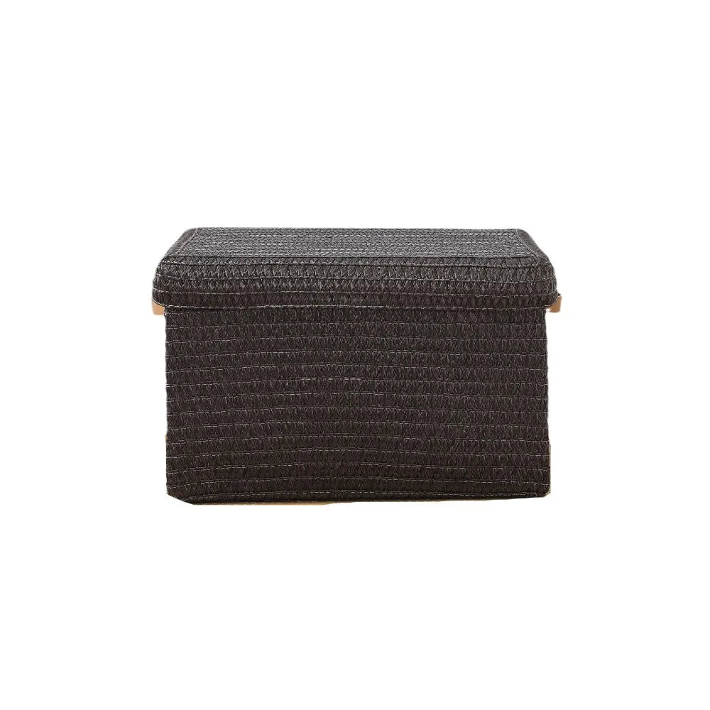 Home Organizer Minimalist Storage Box with Handle Large Capacity Sorting Box Creative Foldable Storage Basket Key