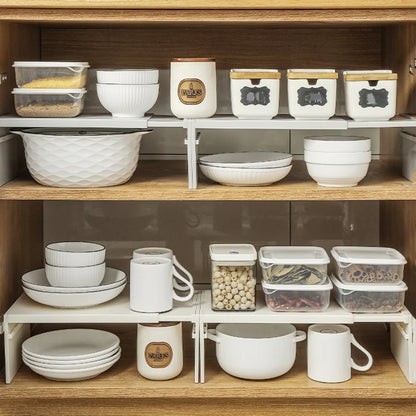 Kitchen Storage Rack Space-Saving Cabinet Organizer Multi-Functional Countertop Tiered Shelf for Home Organization