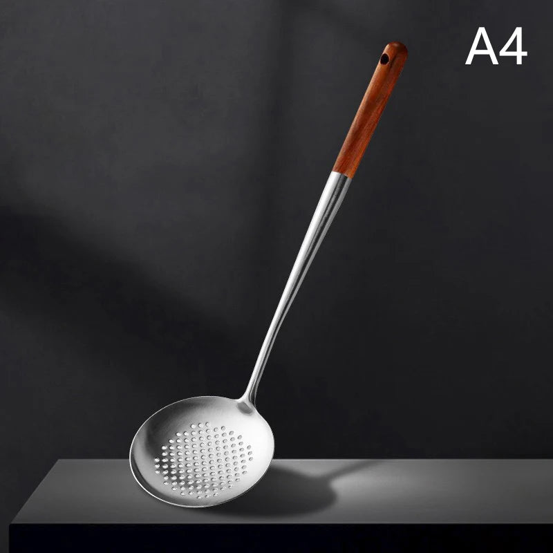 Kitchen Utensils Wok Spatula Iron And Ladle Tool Spatula For Stainless Steel Cooking Equipment Kitchen Accessories Essentials