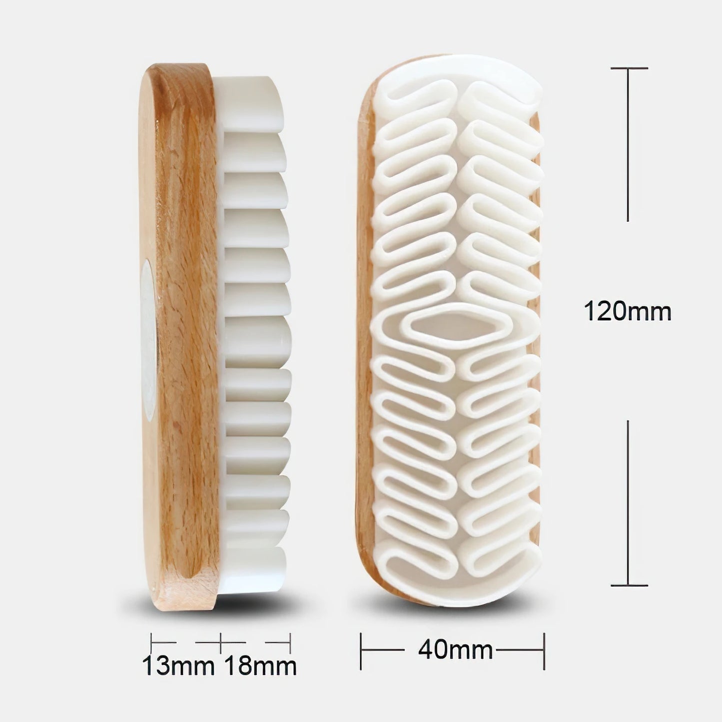 Car Interior Parts Detailling Cleaning Brush Alcantara Suede Deerskin Fabrics Beauty Care Brush Auto Upholstery Cleaning Tool