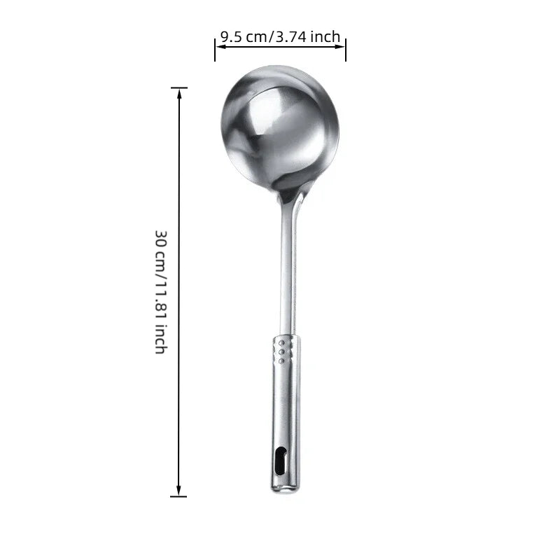Stainless steel cooking utensils Stainless steel kitchenware Cooking ladle Spatula Filter net Cooking tools For the kitchen