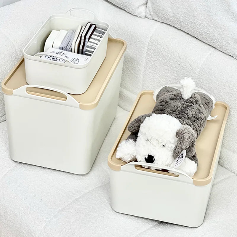 Multi-Function Home Organizer Storage Box with Handles for Closet Floor Storage Bin for Blankets And Miscellaneous Items