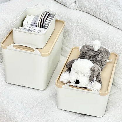 Multi-Function Home Organizer Storage Box with Handles for Closet Floor Storage Bin for Blankets And Miscellaneous Items