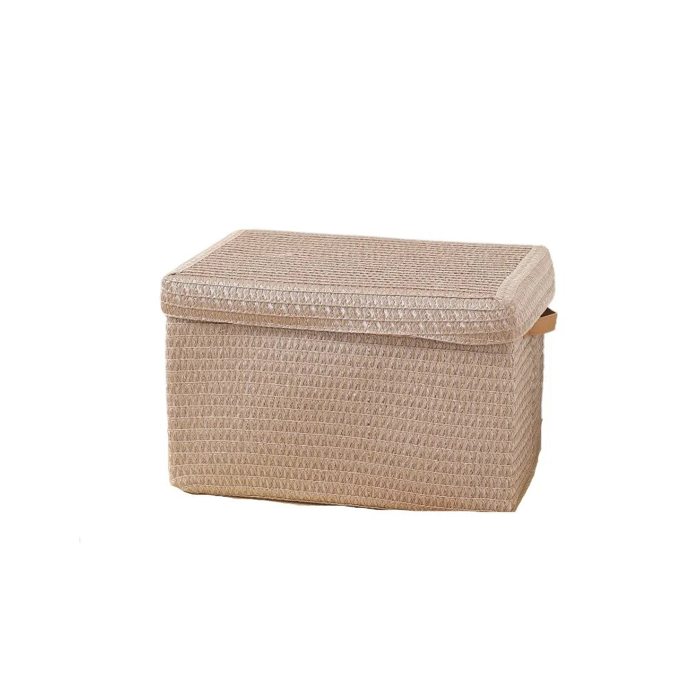 Home Organizer Minimalist Storage Box with Handle Large Capacity Sorting Box Creative Foldable Storage Basket Key