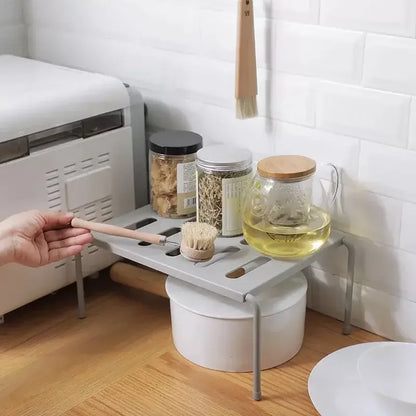 Kitchen Closet Organizer Storage Shelf for Wardrobe, Decorative Cabinet Holders, Space Saving Rack